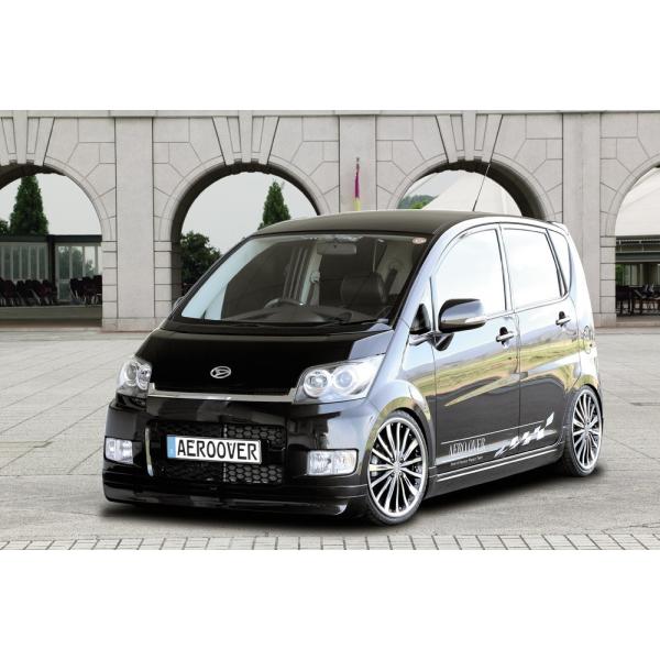 AERO OVER｜ダイハツ　ムーヴカスタム（L175S）前期用　エアロ３点+マフラーセット（Ｆ+Ｓ...