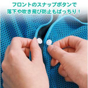 【特価】 冷感 クールタオル フード付き ポン...の詳細画像3
