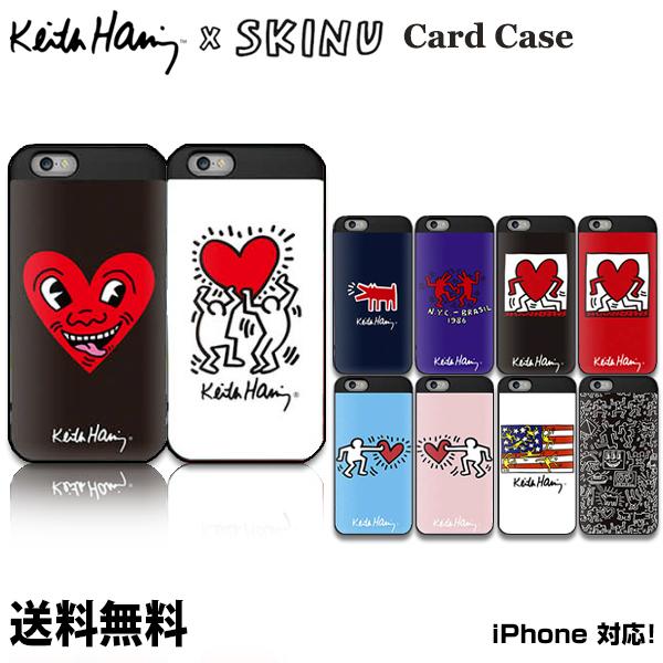 SKINU KEITH HARING CARD CASE【送料無料】手帳型 カード収納　キースヘリン...