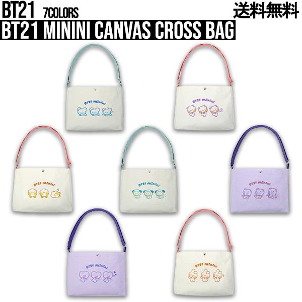 【minini Cross Bag】BT21 minini Canvas Cross Bag【送料無...