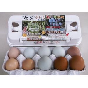 三種鶏卵「たべくらべ」10個入￥1940円　：昔懐かし野外放し飼い高級卵の味比べ！