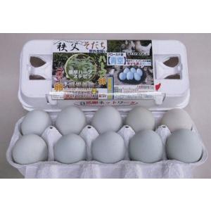 青い卵　アローカナ卵「青空」10個入￥1,620円　