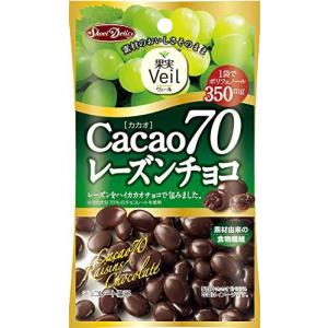 正栄デリシィ 果実Veil カカオ70レーズンチョコ 40g×12袋の商品画像