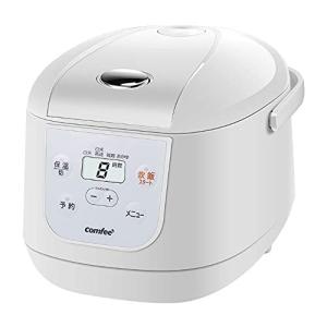 COMFEE 炊飯器 3.5合 一人暮らし用 炊き分けメニュー4種搭載 黒厚釜