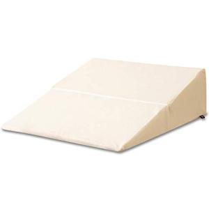 ottostyle.jp なだらか三角クッション 【クリーム】 幅55cm テーブル 床ずれ防止 横寝 背もたれ ごろ寝 足枕 腰枕の商品画像