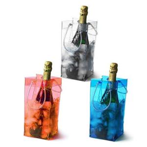 PIENSE アイスクーラーバッグ ワインバッグ 保冷 氷 PVC シャンパン 日本酒 焼酎 飲み物 3色セット SNS映えの商品画像