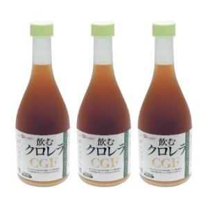 飲むクロレラCGF 500mL  クロレラエキスを主体に蜂蜜 オリゴ糖を配合 3本セット AFC公式