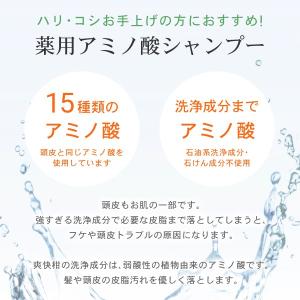 薬用 アミノ酸 シャンプー 爽快柑 ボトル 5...の詳細画像4