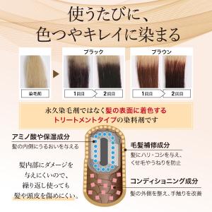 染まルン♪ヘアカラートリートメント 220g ...の詳細画像2