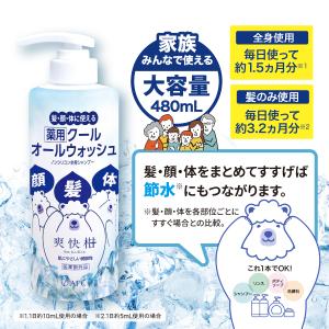 薬用 クール シャンプー クールオール ウォッ...の詳細画像3