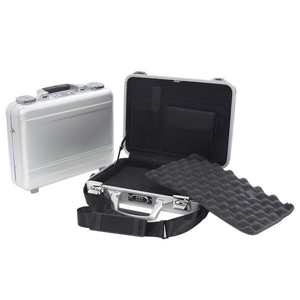 アルミ製アタッシュケース・３桁ダイヤルロック錠付・A4サイズ・Mサイズ