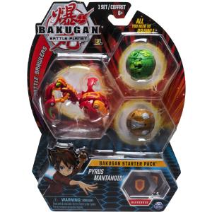 爆丸 パイラス・マントノイド スターターパック Bakugan Battle Planet Starter Pack 3-Pack Pyrus Mantonoid 並行輸入品｜afeel