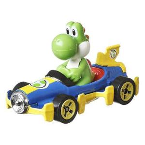 Hot Wheels Mario Kart Yoshi with Mach 8 Racer