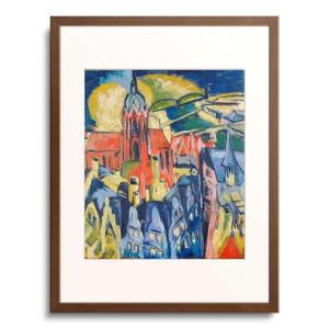 エルンスト・ルートヴィヒ・キルヒナー Ernst Ludwig Kirchner 「Frankfurt. 1910/14」｜afloprint