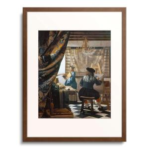 ヨハネス・フェルメール Johannes Vermeer 「絵画芸術の寓意(画家のアトリエ)フェルメール」｜afloprint