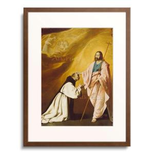 フランシスコ・デ・スルバラン Francisco de Zurbaran 「Christ appearing to Brother Andrew Salmeron. 1639」｜afloprint