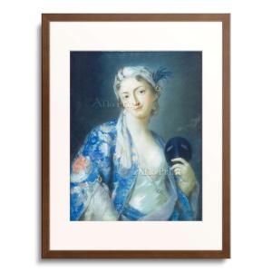 ロザルバ・カッリエーラ Rosalba Carriera 「Portrait of Felicita Sartori.」｜afloprint