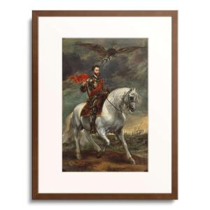 アンソニー・ヴァン・ダイク Anthony van Dyck 「Emperor Charles V on Horseback. Emperor Charles V on Horseback.」｜afloprint