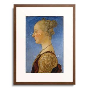 アントニオ・デル・ポッライオーロ Antonio del Pollaiolo 「Portrait of a woman. About 1475 Portrait of a woman. About 1475」｜afloprint