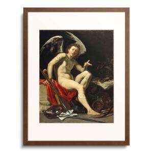 オラツィオ・リミナルディ Orazio Riminaldi 「Cupid as an artist. Cupid as an artist.」｜afloprint