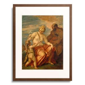 セバスティアーノ・リッチ Sebastiano Ricci 「ヴィーナスとウルカヌスとクピド Venus, Vulcan and Cupid. 1705/06」｜afloprint