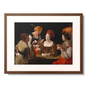 ジョルジュ・ド・ラ・トゥール Georges de La Tour 「いかさま師 The Cheat with the Ace of Diamonds. About 1635-40」｜afloprint