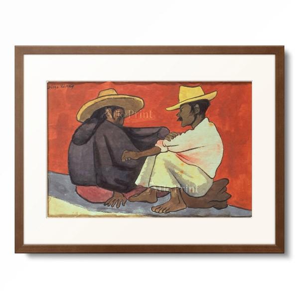 ディエゴ・リベラ Diego Rivera 「Zwei Eingeborene.」