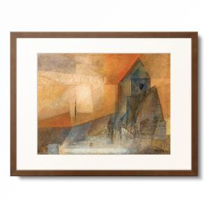 リオネル・ファイニンガー Lyonel Feininger 「Dunes with Crescent