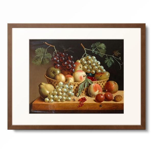 作者不明 (Danisch) 「A Basket of Grapes, Apples, Peache...