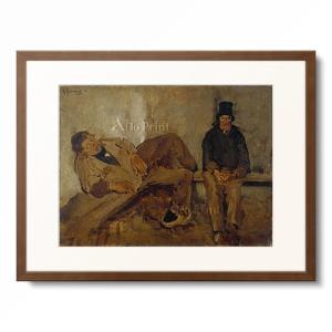 アンドレ・ドラン Andre Derain 「港に並ぶヨット Sails drying. 1905