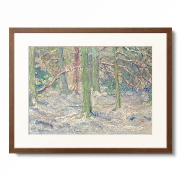 フランツ・マルク Franz Marc 「Winter in the forest. 1909」