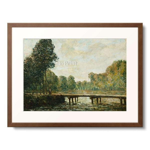 アルフレッド・シスレー Alfred Sisley 「Small bridge over the r...