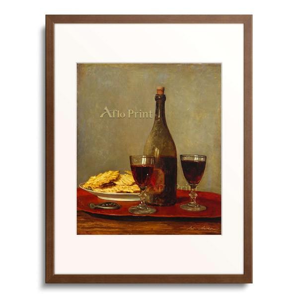 アルベール・アンカー Albert Anker  「A Still Life of two Glas...