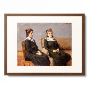 マックス・リーバーマン Max Liebermann 「The Two Sisters Leder. 1911」