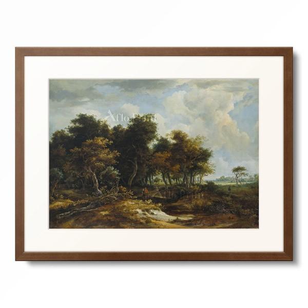 メインデルト・ホッベマ Meindert Hobbema 「Entry to the forest....