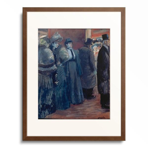 ジャン＝ルイ・フォラン Jean-Louis Forain 「Im Theater-Foyer」