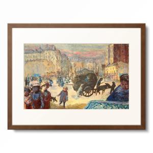 新品未使用　クロード　モネ　テュイルリー公園　モネ展　レプリカ 新品未使用 クロード モネ テュイルリー公園 モネ展 レプリカ