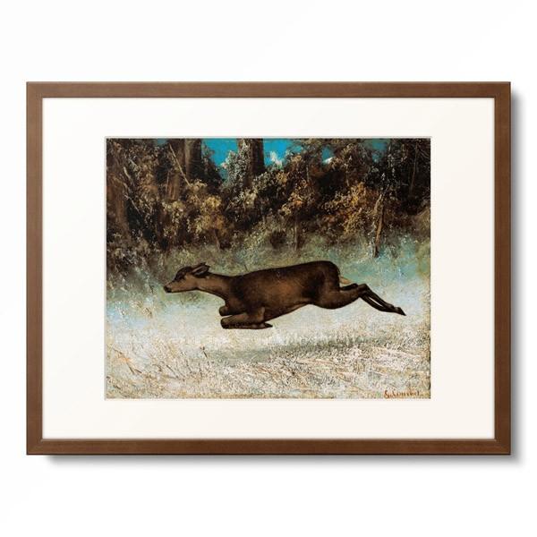 ギュスターヴ・クールベ Gustave Courbe 「Fliehendes Reh.」