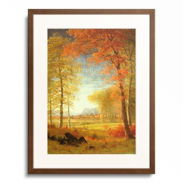 アルバート・ビアスタット Albert Bierstadt 「Autumn in America, ...