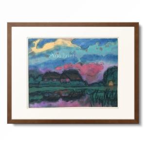 エミール・ノルデ Emil Nolde 「Flower Garden (Girls with Laundry