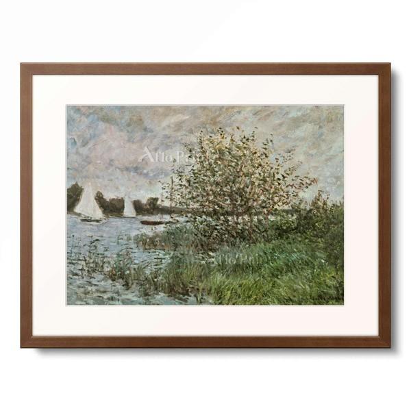クロード・モネ Claude Monet 「Les bords de la Seine pres d...