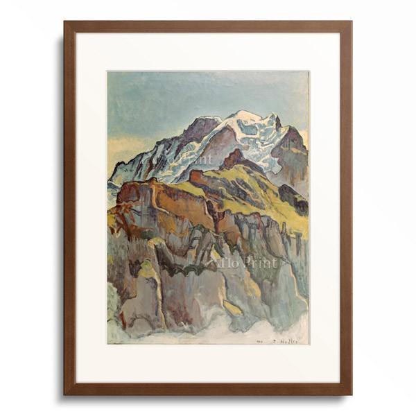 フェルディナント・ホドラー Ferdinand Hodler 「Jungfrau seen from...