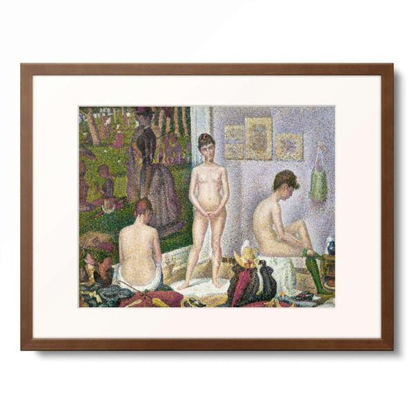 ジョルジュ・スーラ Georges Seurat 「Les poseuses (petite ver...