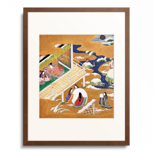 土佐光起 Tosa Mistuoki 「源氏物語絵巻　二十帖　朝顔」