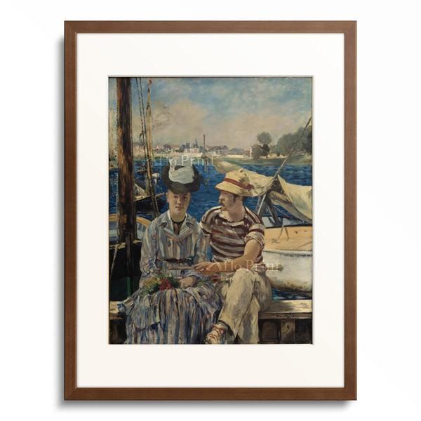 エドゥアール・マネ Edouard Manet 「Le Dimanche sur la Seine ...