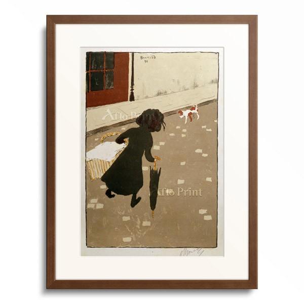 ピエール・ボナール Pierre Bonnard 「La petite blanchiseuse」