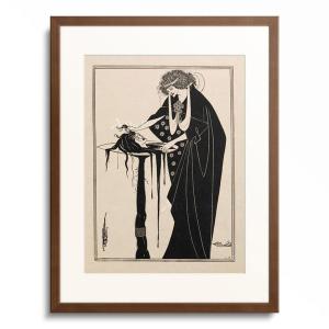 オーブリー・ビアズリー Aubrey Vincent Beardsley 「孔雀の裳裾