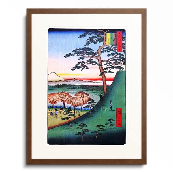 歌川広重 Utagawa Hiroshige 「名所江戸百景　目黒元不二」