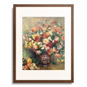 ピエール＝オーギュスト・ルノワール Pierre-Auguste Renoir 「Les dahlias」｜afloprint