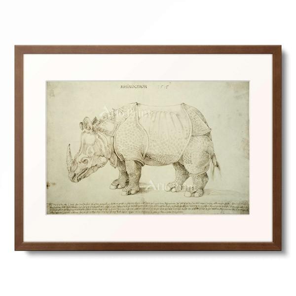 アルブレヒト・デューラー Albrecht Durer 「Rhinozeros」